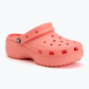Damen-Pantoletten Crocs Classic Platform Clog guava