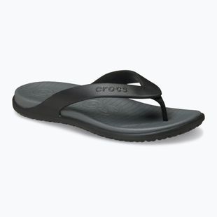 Zehentrenner Crocs Coast Flip black/slate grey