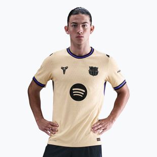 Herren-Fußballtrikot Nike FC Barcelona 2025/26 Match Away Team Gold/Team Gold/Persian Violet/Black