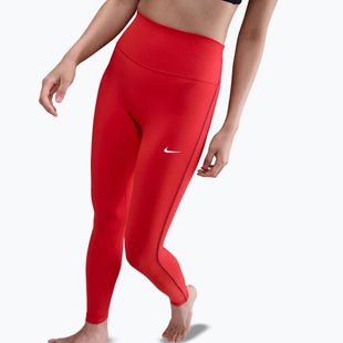 Damen-Leggings Nike One High-Waisted light crimson/black