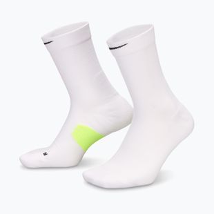 Socken Nike Running Midweight Crew white/volt/black