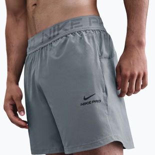 Herren Trainingsshorts Nike Pro Training Dri-Fit 6" Smoke Grey/Black