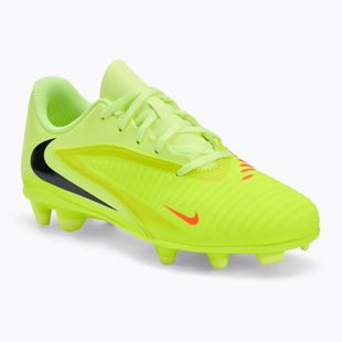 Kinder-Fußballschuhe Nike Phantom 6 Low Club MG Hyper Crimson/Limelight/Black