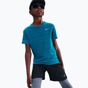Kinder-Trainingsshirt Nike Dri-Fit Miler green abyss/green abyss