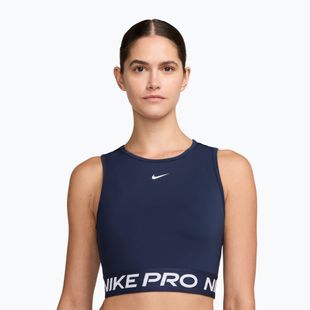 Damentrainingstop Nike Pro Dri-Fit midnight navy/white