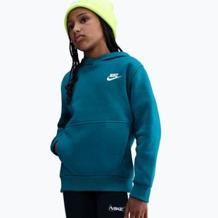 Kinder-Sweatshirt Nike Sportswear Club Fleece green abyss/white
