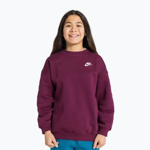 Kinder-Sweatshirt Nike Sportswear Club Fleece burgundy/white