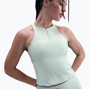 Damen T-Shirt Nike Trail Medium Support Sports Bra Tank Top light silver