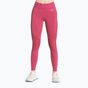 Damen Trainingsleggings Nike Pro High-Waisted sweet beet/white