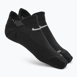 Socken Nike Running No-Show Wool black/dark smoke grey/light smoke grey