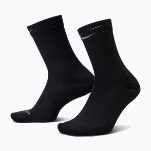 Socken Nike Running Lightweight Wool Crew black/dark smoke grey