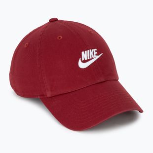 Basecap Nike Club Unstructured Futura Wash team crimson/white