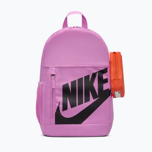 Städtischer Kinderrucksack Nike Elemental Shoebox 20 l light magenta/orange/black