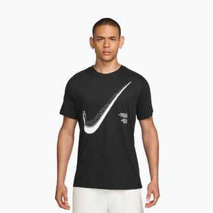 Herren Trainings-T-Shirt Nike HBR Dri-FIT Black/White
