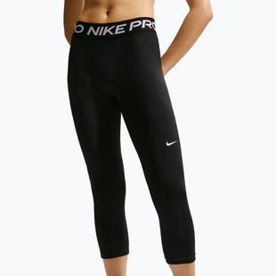 Damenleggings Nike Pro Mid-Rise Crop black/white