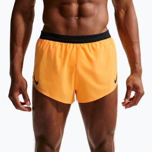 Herren-Laufshorts Nike AeroSwift Dri-Fit ADV laser orange/black