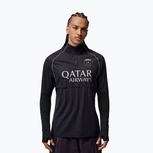 Herren Fußball-Langarmshirt Nike Paris Saint-Germain Strike Elite SE Aerogami Shell Top black/black/atmosphere grey