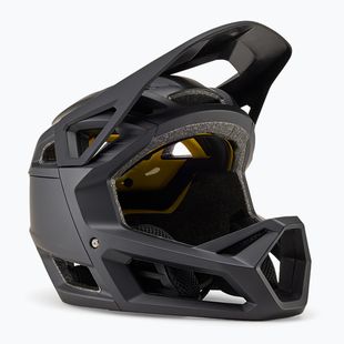 Fox Racing Proframe mattschwarzer Fahrradhelm