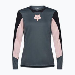 Damen Langarm-Radtrikot Fox Racing Defend Creation LS deep cobalt