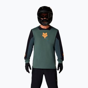 Fahrrad-Longsleeve Herren Fox Racing Defend Creation sage