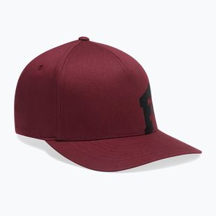 Herren-Basecap Fox Racing Fox Head X Flexfit dark maroon