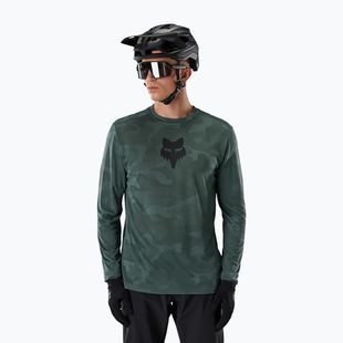 Herren-Radlongsleeve Fox Racing Ranger Tru Dri sage