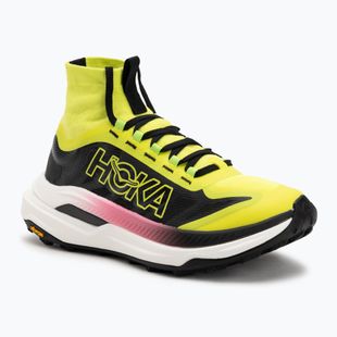 Damen-Laufschuhe HOKA Tecton X 3 neon hoka citrus/schwarz