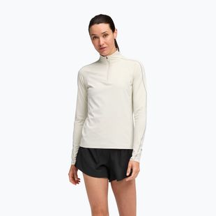 Damen-Laufpullover HOKA GlideTech Quarter Zip ruffle salt