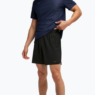 Laufshorts Herren HOKA Glide 7'' 2in1 black