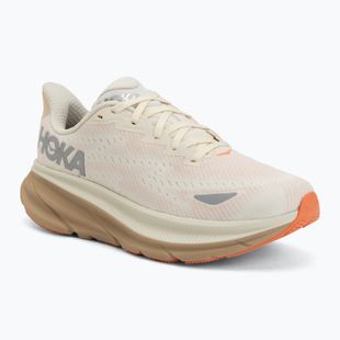 Damen Laufschuhe HOKA Clifton 9 GTX eggshell/khaki