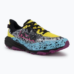 Kinder Laufschuhe HOKA Speedgoat 6 electric lemon/black