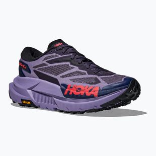 Damen-Laufschuhe HOKA Mafate X berry jam/squid ink