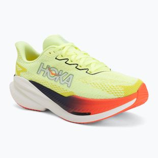 Damen Laufschuhe Hoka Mach X 3 Nneon yuzu/squid ink