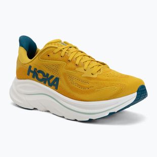 Herren-Laufschuhe HOKA Clifton 10 yellow gold/tidal wave