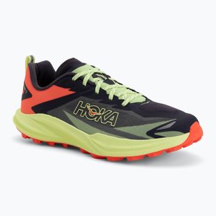 Herren Laufschuhe HOKA Zinal 3 squid ink/neon yuzu
