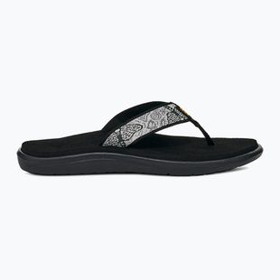 Damen Flip-Flops Teva Voya enchanted forest black/white