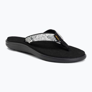 Damen Flip-Flops Teva Voya enchanted forest black/white