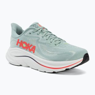 Herren Laufschuhe HOKA Clifton 10 sage/neon flame