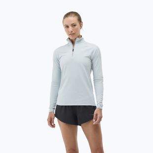 Damen-Laufpullover HOKA GlideTech Quarter Zip mineral blue