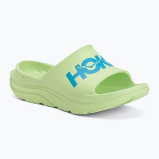 Badelatschen HOKA Ora Athletic tart apple/skyward blue