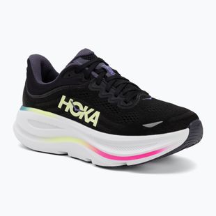 Herren-Laufschuhe HOKA Bondi 9 black/neon yuzu