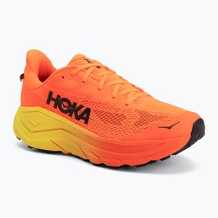 Herren-Laufschuhe HOKA Challenger 8 Wide neon tangerine/hoka citrus
