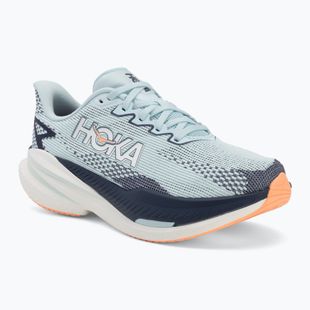 Laufschuhe für Damen HOKA Mach X 3 glimmering blue/varsity navy