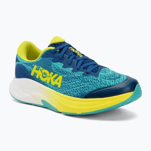 Kinder-Laufschuhe HOKA Rincon 4 electric aqua/neon hoka citrus