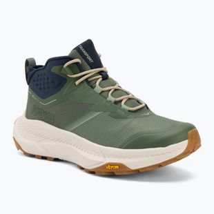 Herren-Trekkingstiefel HOKA Transport Hike GTX nettle leaf/alabaster