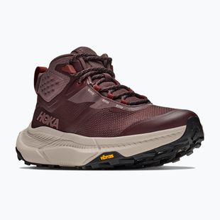 Herren-Trekkingstiefel HOKA Transport Hike GTX deep mauve/smoky quartz