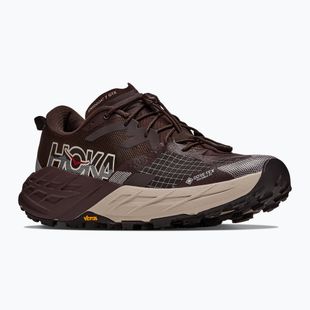Herren-Laufschuhe HOKA Speedgoat 7 GTX Wide spiced chocolate/river rock grey