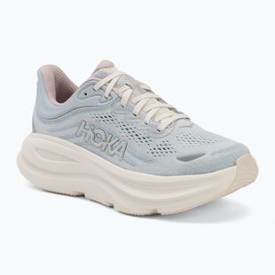 Laufschuhe für Damen HOKA Bondi 9 GLM alabaster/mineral blue