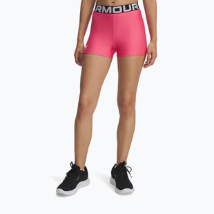 Shorts Damen Under Armour HG Authentics horizon super pink/white