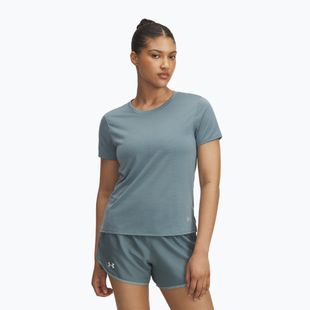 Laufshirt Damen Under Armour Launch jasper blue/reflective